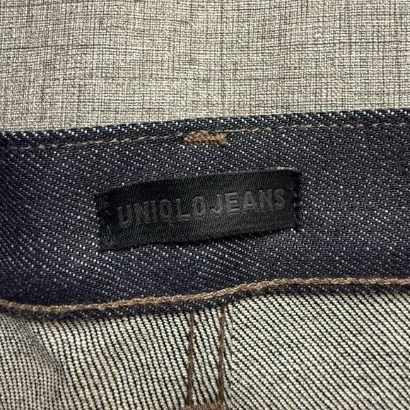 Uniqlo Selvedge Jeans 29x26 Blue Slim Straight Japanese Kaihara Denim - Picture 11 of 16